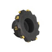 Фреза трехсторонняя 125х16х40 с механическим креплением тангенциально расположенных 4гр пл-н CNHQ 1005 Z=10 (2х5) с фланцем AS390-R125.16.05.B40 NOX «Русский Инструмент» (РИ)