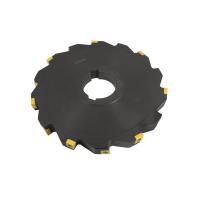 Фреза трехсторонняя 200х20х50 с механическим креплением тангенциально расположенных 4гр пл-н CNHQ 1311 Z=14 (2х7) AS390-200.20.07.D50 NOX «Русский Инструмент» (РИ)