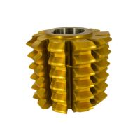 Фреза червячная для шлицевых валов М4 A Р6М5 2520-0684 30гр. (2гр.48 мин.) 90x80x32 мм износостойкое покрытие тип 2 ГОСТ 6637-80 Beltools