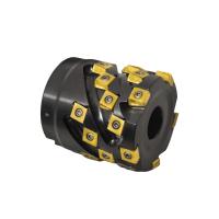 Фреза торцово-цилиндрическая насадная 80x52,5x85 "кукуруза" с механическим креплением тангенциально расположенных 4гр пл-н LNHQ 1206 Z=5 dпос=32 AH590-R080.52.05.A32 «Русский Инструмент» (РИ)