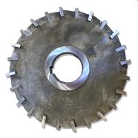 Фреза трехсторонняя 200х32х50 Z=24 со вставными гладкими ножами Р6М5 (запресованные ножи) Сестрорецкий ИЗ