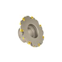 Фреза трехсторонняя 125х6х40 с механическим креплением 4гр пл-н с тан. креплением ZNHX 03 Z=14 (2х7) с фланцем AS490-R125.06.07.B40 «Русский Инструмент» (РИ)