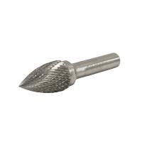 Борфреза гиперболическая (G) с точечным торцом 18 твердосплавная ВК8 dхв-ка=10 мм Х-образная насечка Beltools Борфреза гиперболическая (G) с точечным торцом 18 твердосплавная ВК8 dхв-ка=10 мм Х-образная насечка Beltools