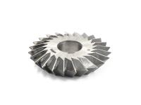 Фреза двухугловая несимметричная насадная 75х16х65грх15гр Р9Ф dпос=22мм