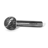 Борфреза сферическая (D) 22 твердосплавная ВК8 dхв-ка=10 мм Х-образная насечка Beltools Борфреза сферическая (D) 22 твердосплавная ВК8 dхв-ка=10 мм Х-образная насечка Beltools