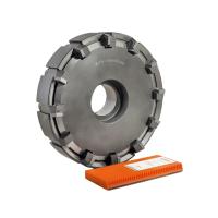 Фреза торцовая 200 с механическим креплением 5гр пл-н PN.. 110408 Z=12 dпос=50мм AF167-R200.09.12.B50 (2214-0277) ГОСТ 26595-85 +комплект 5гр пл-н PNMM 110408 PN10 (аналог Т15К6, H10) «Русский Инструмент» (РИ)