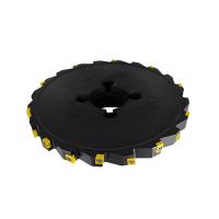 Фреза трехсторонняя 315х25х60 с механическим креплением тангенциально расположенных 4гр пл-н CNHQ 1606 Z=20 (2х10) с фланцем AS390-R315.25.10.C60 NOX «Русский Инструмент» (РИ)