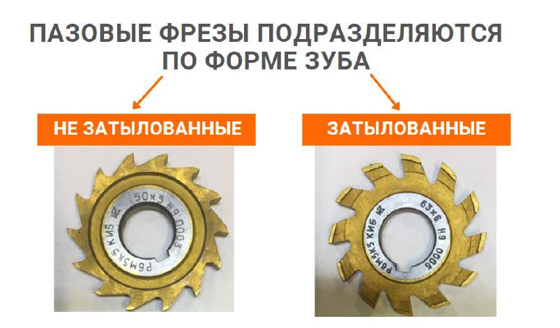 Пазовые фрезы