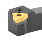 Прижим рычагом за отверстие