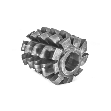 Фреза червячная для зубьев звездочек t=38,1 dр=22,23 B Р6М5 (2523-0045) 140x150x40 (6гр.09 мин.) 3333 Z=9 исп1 Beltools