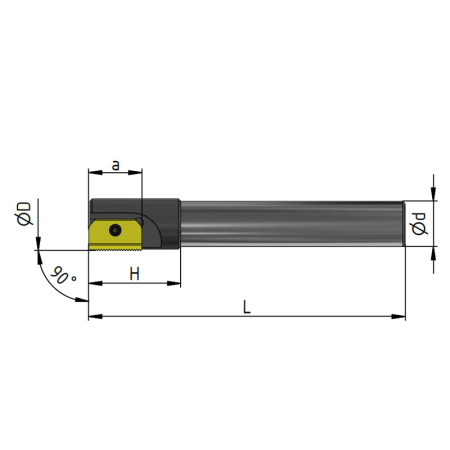 Фреза концевая резьбонарезная 38 с механическим креплением 2гр пл-н 30N/E Z=1 ц/х=32 AR100-R038.30.01.d32 «Русский Инструмент» (РИ)