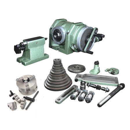 Универсально делительная головка УДГ Д-200 в сборе с токарным патроном 125 Beltools