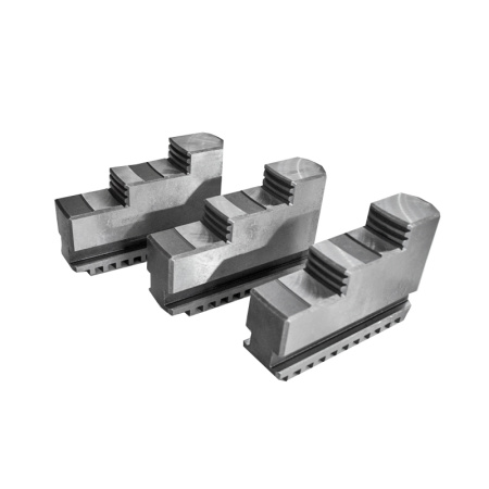 Кулачки к патрону токарному 500 3шт компл. прямые полка 14,8 ширина 45 J=16 L=180 мм, высота 100 D=24 мм, d=54 мм Beltools