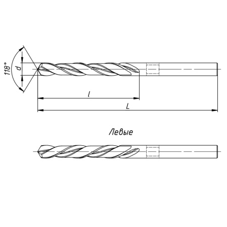Сверло 2,9х16х46 Р6М5 ц/х короткое ГОСТ 4010-77 Московский завод "Фрезер"