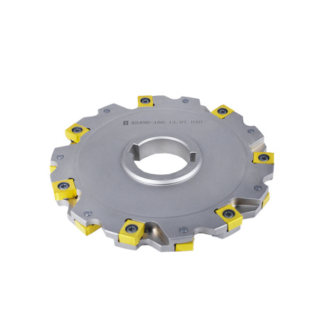 Фреза трехсторонняя 160х14х40 с механическим креплением 4гр пл-н с тан. креплением ZNHX 07 Z=14 (2х7) AS490-R160.14.07.B40 «Русский Инструмент» (РИ)