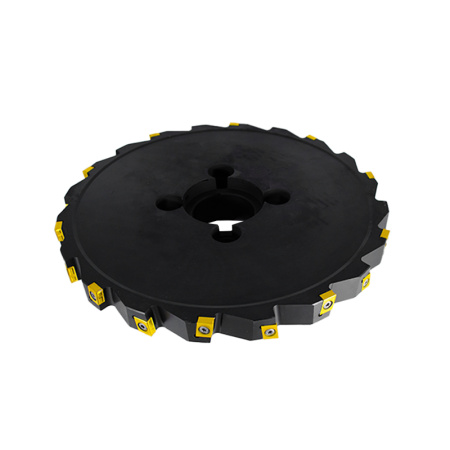 Фреза трехсторонняя 315х25х60 с механическим креплением тангенциально расположенных 4гр пл-н CNHQ 1606 Z=20 (2х10) с фланцем AS390-R315.25.10.C60 NOX «Русский Инструмент» (РИ)