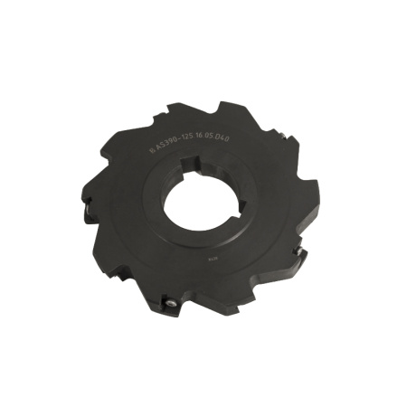 Фреза трехсторонняя 125х16х40 с механическим креплением тангенциально расположенных 4гр пл-н CNHQ 1005 Z=10 (2х5) AS390-125.16.05.D40 NOX «Русский Инструмент» (РИ)