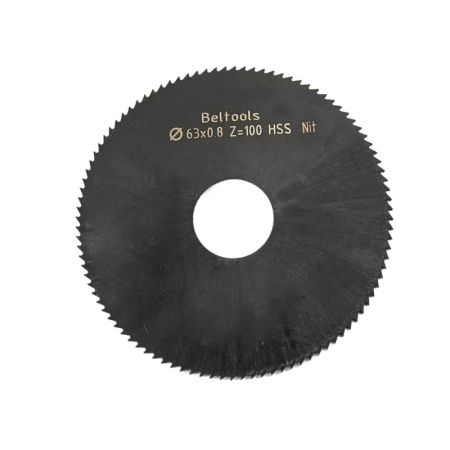 Фреза прорезная 63х0,8х16 Z=100 тип 1 без ступицы, без ш/п HSS Nit ГОСТ 2679-93 Beltools