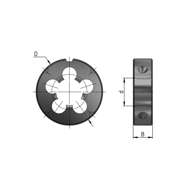 Плашка трубная G3 1/2'' 11 ниток D=150мм Beltools