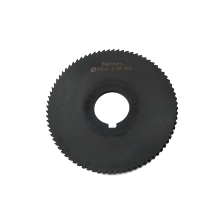 Фреза прорезная 100х4х27 Z=80 тип 1 со ступицей и ш/п HSS Nit ГОСТ 2679-93 Beltools