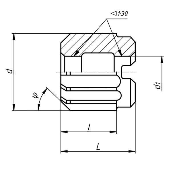 Развертка насадная 25 Н8(А2а) Р6М5 L=45 Z=8 dпос=13 ГОСТ 1672-80 Винницкий ИЗ