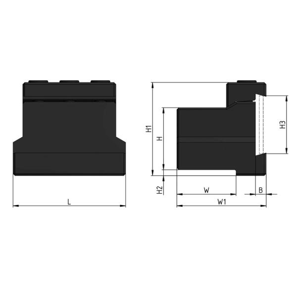 Блок для крепления отрезных лезвий 20х19х100 TTBU20-32 «Русский Инструмент» (РИ)