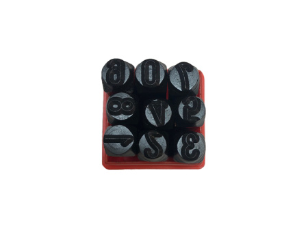 Клеймо цифровое 5 сталь 9 шт