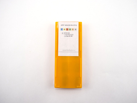 Пластина сменная параллелограммная APKT 160408-RM KP10 «Русский Инструмент» (РИ)