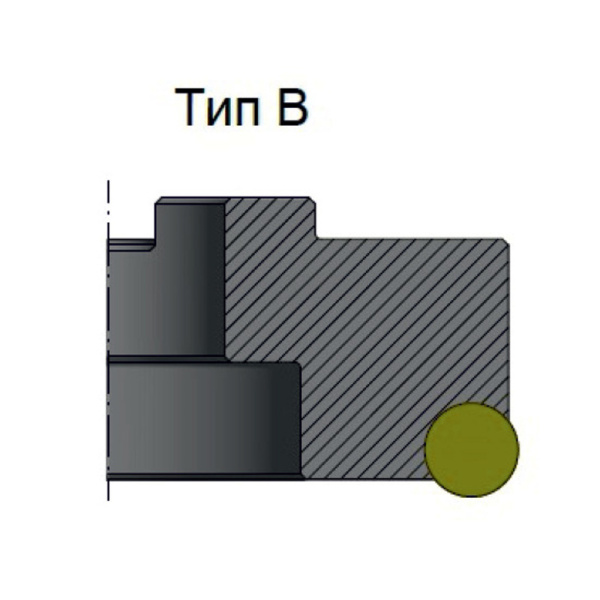 Фреза торцовая 125 с механическим креплением круглых пл-н RN.. 150400 Z=12 dпос=40мм левая AF100-L125.07.12.B40 (2214-0425) ГОСТ 26595-85 «Русский Инструмент» (РИ)