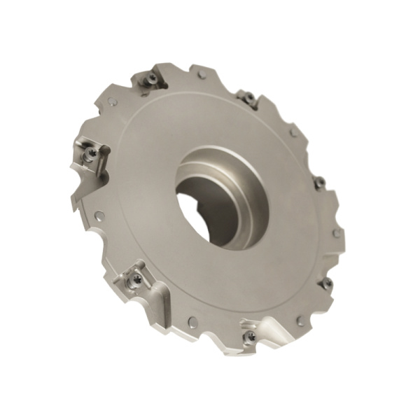 Фреза трехсторонняя 160х11х40 с механическим креплением 4гр пл-н с тан. креплением ZNHX T5 Z=14 (2х7) с фланцем AS490-R160.11.07.B40 «Русский Инструмент» (РИ)