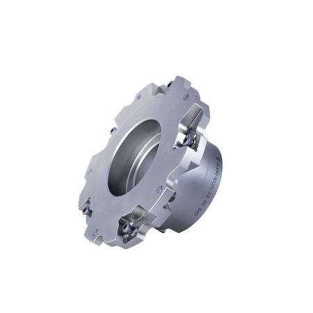 Фреза трехсторонняя 125х13х40 с механическим креплением 4гр пл-н с тан. креплением ZNHX T6 Z=10 (2х5) с фланцем AS490-R125.13.05.B40 «Русский Инструмент» (РИ)