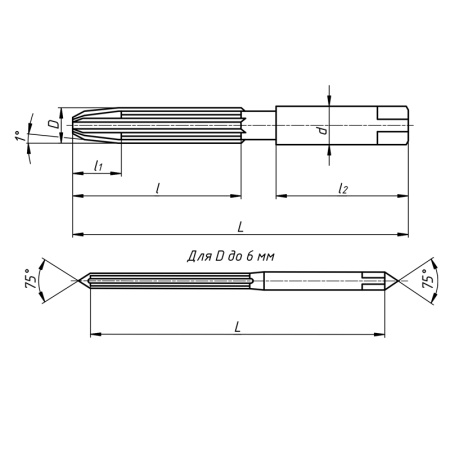 Развертка ручная 40 Н8(А2а) ц/х ГОСТ 7722-77 Beltools