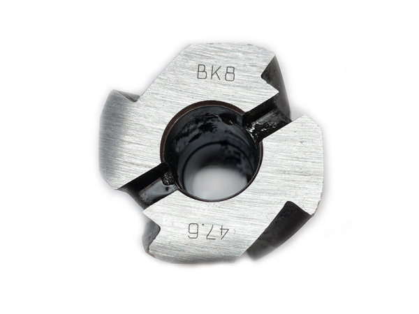 Зенкер насадной 47,6 ВК8 L=50мм dпос=19мм ХЗТМ им.Малышева