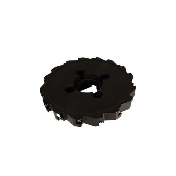 Фреза трехсторонняя 250х25х60 с механическим креплением тангенциально расположенных 4гр пл-н CNHQ 1606 Z=16 (2х8) с фланцем AS390-R250.25.08.C60 NOX «Русский Инструмент» (РИ)