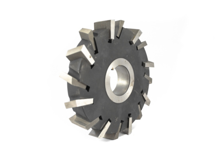 Фреза трехсторонняя 160х28х40 Z=16 со вставными рифлеными ножами Р6М5 (2241-0170) ГОСТ 1669-78