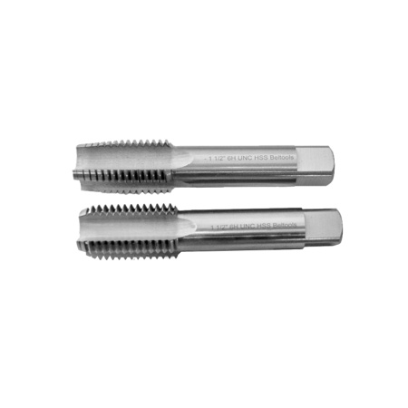 Метчик дюймовый 1 1/2'' 6 ниток UNC машинно-ручной HSS 2шт компл. исп1 Beltools