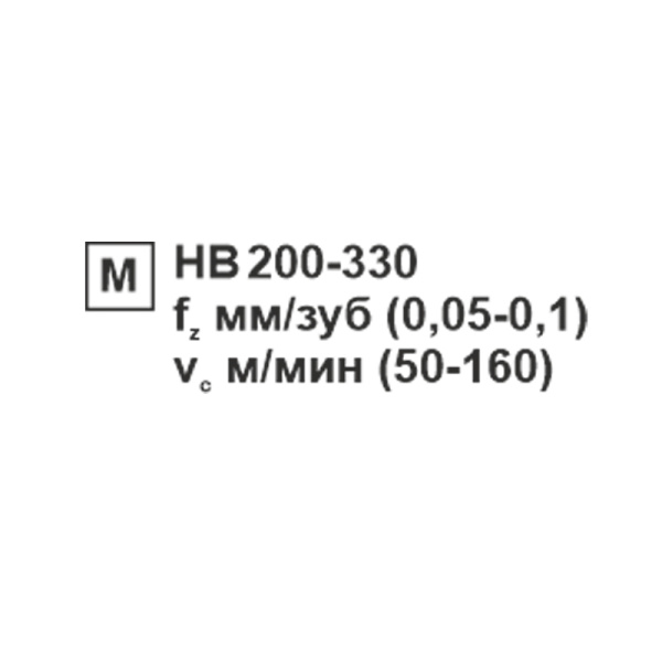 Пластина сменная ромбическая DCMT 11T312-TM PP20S «Русский Инструмент» (РИ)