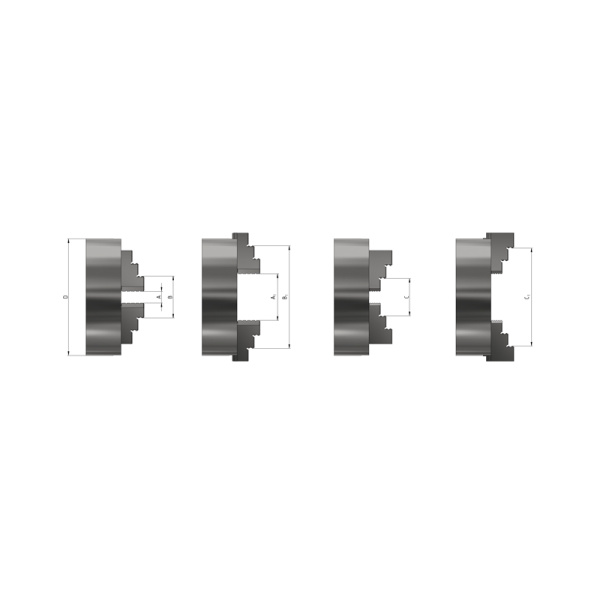 Патрон токарный 80-ПТ 3-x кулачковый (7100-0001П) К11 с обратными кулачками Beltools
