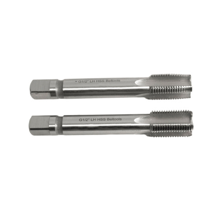 Метчик трубный G1/2'' машинно-ручной HSS левый 2шт компл. исп2 ГОСТ 3266-81 Beltools