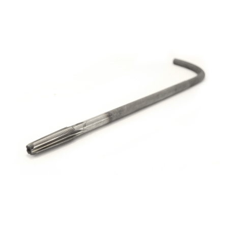 Метчик М12х1,25 гаечный Р6М5 износостойкое покрытие изогнутый хвостовик L=300мм ГОСТ 6951-71 ХЗТМ им. Малышева