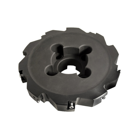 Фреза трехсторонняя 160х22х40 с механическим креплением тангенциально расположенных 4гр пл-н CNHQ 1311 Z=10 (2х5) с фланцем AS390-R160.22.05.C40 NOX «Русский Инструмент» (РИ)