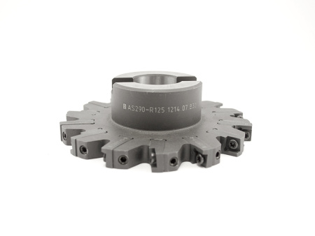 Фреза трехсторонняя 125х12-14х32 с механическим креплением 4гр пл-н SPMT 09T308 Z=14 (2х7) с фланцем AS290-R125.1214.07.B32 «Русский Инструмент» (РИ)