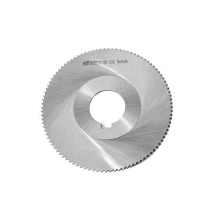 Фреза прорезная 80х1,6х22 Z=100 тип 1 со ступицей и ш/п HSS ГОСТ 2679-93 Beltools