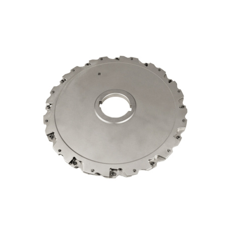 Фреза трехсторонняя 250х8х50 с механическим креплением 4гр пл-н с тан. креплением ZNHX 04 Z=24 (2х12) AS490-250.08.12.D50 «Русский Инструмент» (РИ)