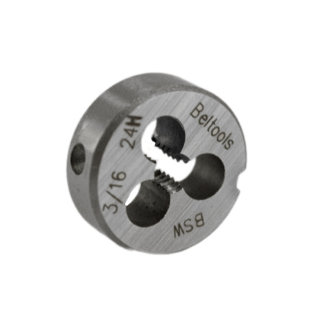 Плашка дюймовая 3/16'' 24 ниток BSW D=20мм резьба Уитворта Beltools