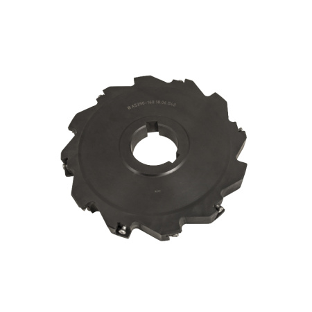 Фреза трехсторонняя 160х18х40 с механическим креплением тангенциально расположенных 4гр пл-н CNHQ 1311 Z=12 (2х6) a=18H13 (+0,27 мм) AS390-160.18.06.D40 NOX «Русский Инструмент» (РИ) Фреза трехсторонняя 160х18х40 с механическим креплением тангенциально расположенных 4гр пл-н CNHQ 1311 Z=12 (2х6) a=18H13 (+0,27 мм) AS390-160.18.06.D40 NOX «Русский Инструмент» (РИ)