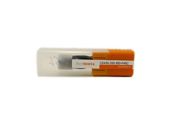 Фреза концевая твердосплавная 20х45х100 P45C Z=4 ц/х стружкоразделительные канавки CS430-200.450-P45C «Русский Инструмент» (РИ)