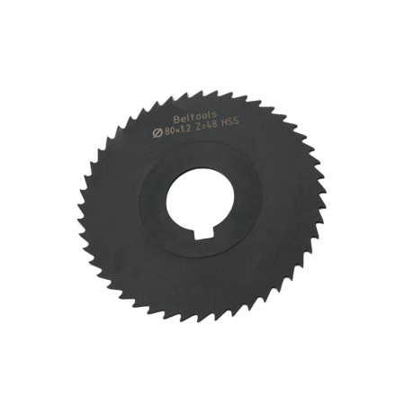 Фреза прорезная 80х1,2х22 Z=48 тип 2 со ступицей и ш/п HSS Nit ГОСТ 2679-93 Beltools