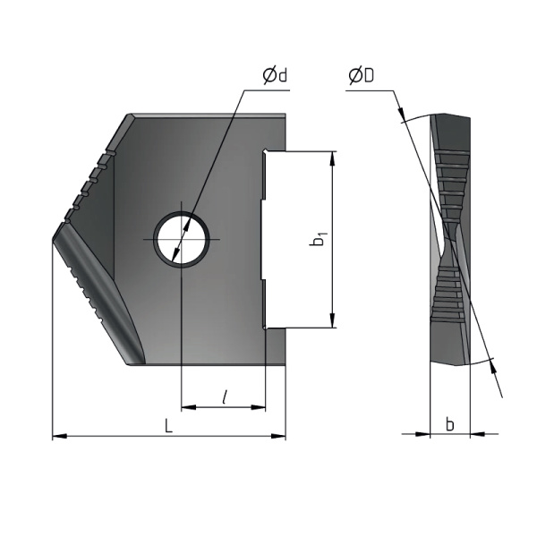 Сверло перовое (пластина) 37 Р6М5 по металлу 2000-1219 ГОСТ 25526-82 Beltools