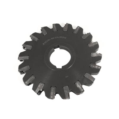 Фреза трехсторонняя 160х12-14х40 с механическим креплением 4гр пл-н SPMT 09T308 Z=18 (2х9) AS290-160.1214.09.D40 NOX «Русский Инструмент» (РИ)